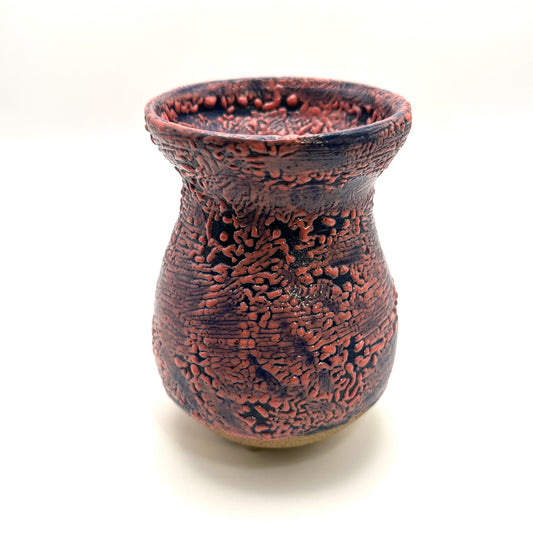 Pink Bead Vase