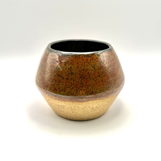 Short Angular Kiwi Vase