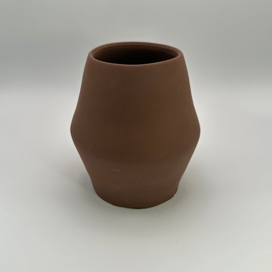 Unglazed Angular Vase