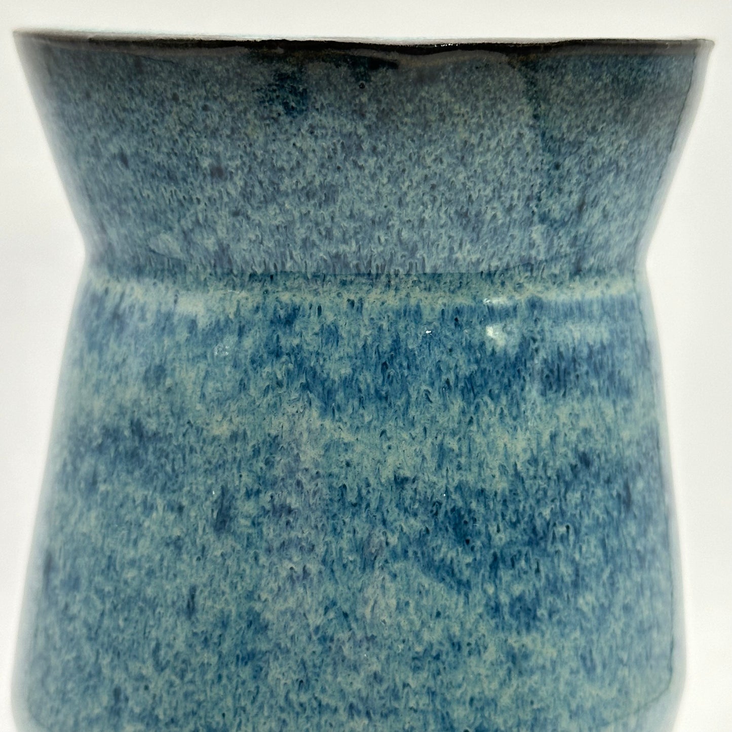 Angular Blue Rutile Vase