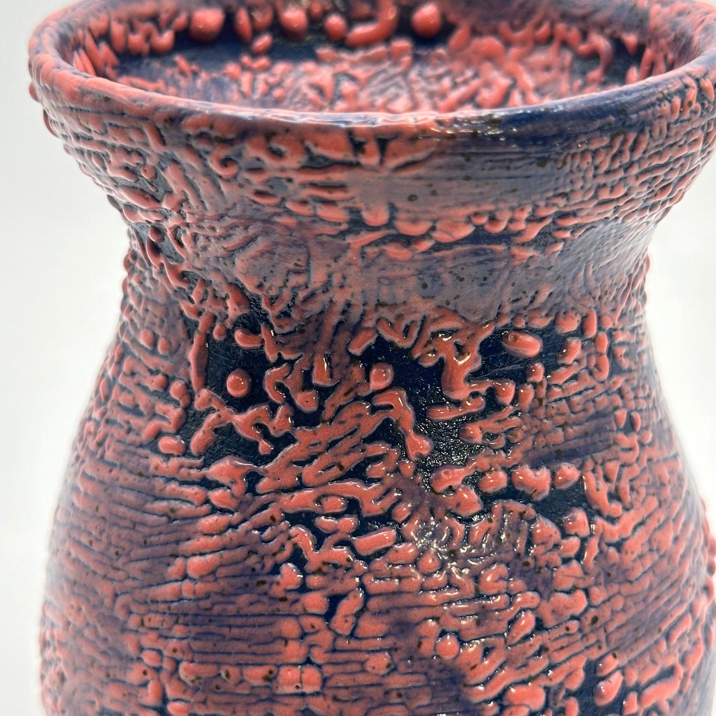 Pink Bead Vase