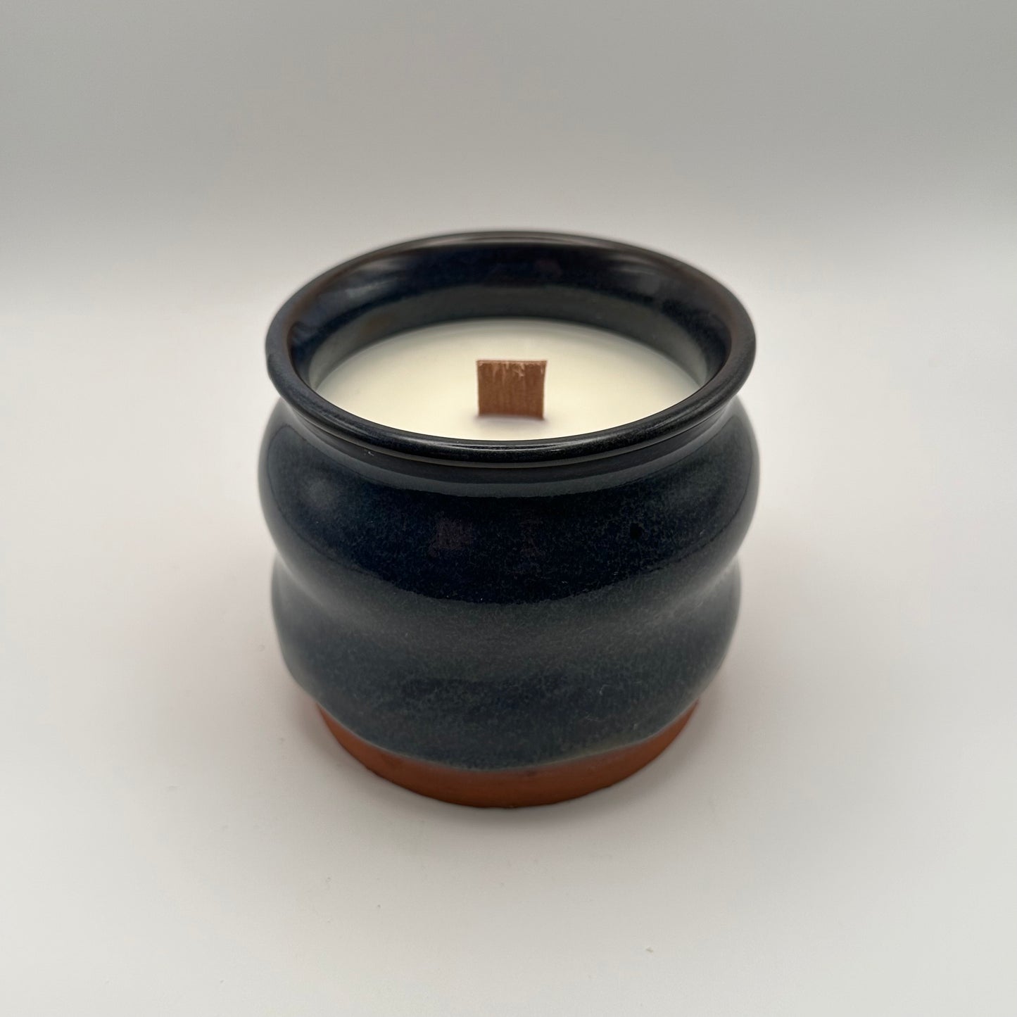 Dark Blue Rutile Candle/Planter