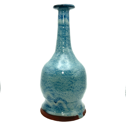 Long Neck Rutile Blue Vase