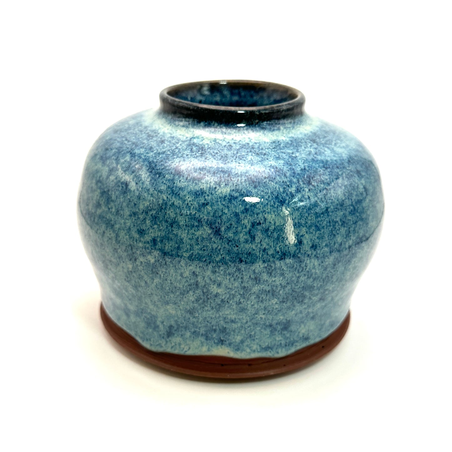 Rutile Blue Moon Vase